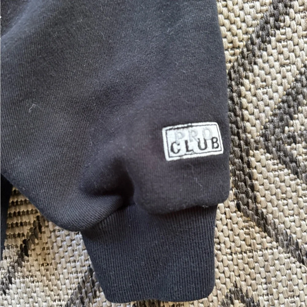 Pro Club Kids Black Full-Zip‎ Hooded Sweatshirt Youth XL